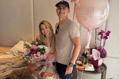 Prefeito de Manaus, David Almeida, homenageou esposa com declaração de amor do marido de Isis Valverde -  (crédito: Reprodução/Instagram)