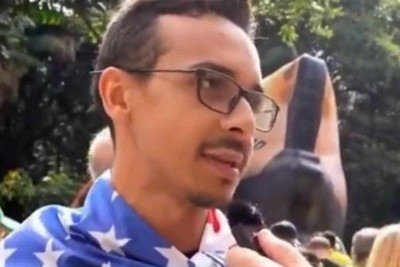 Homem afirma que 'os meios legais' já foram usados e uma intervenção internacional seria a única saída -  (crédito: Reprodução/Instagram @lucianodaluz)