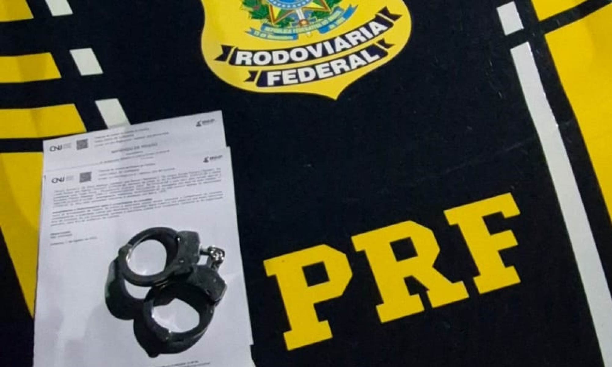 PRF prende em Minas foragido da Justiça por homicídio no Pará -  (crédito: DivulgaÃ§Ã£o/PRF)