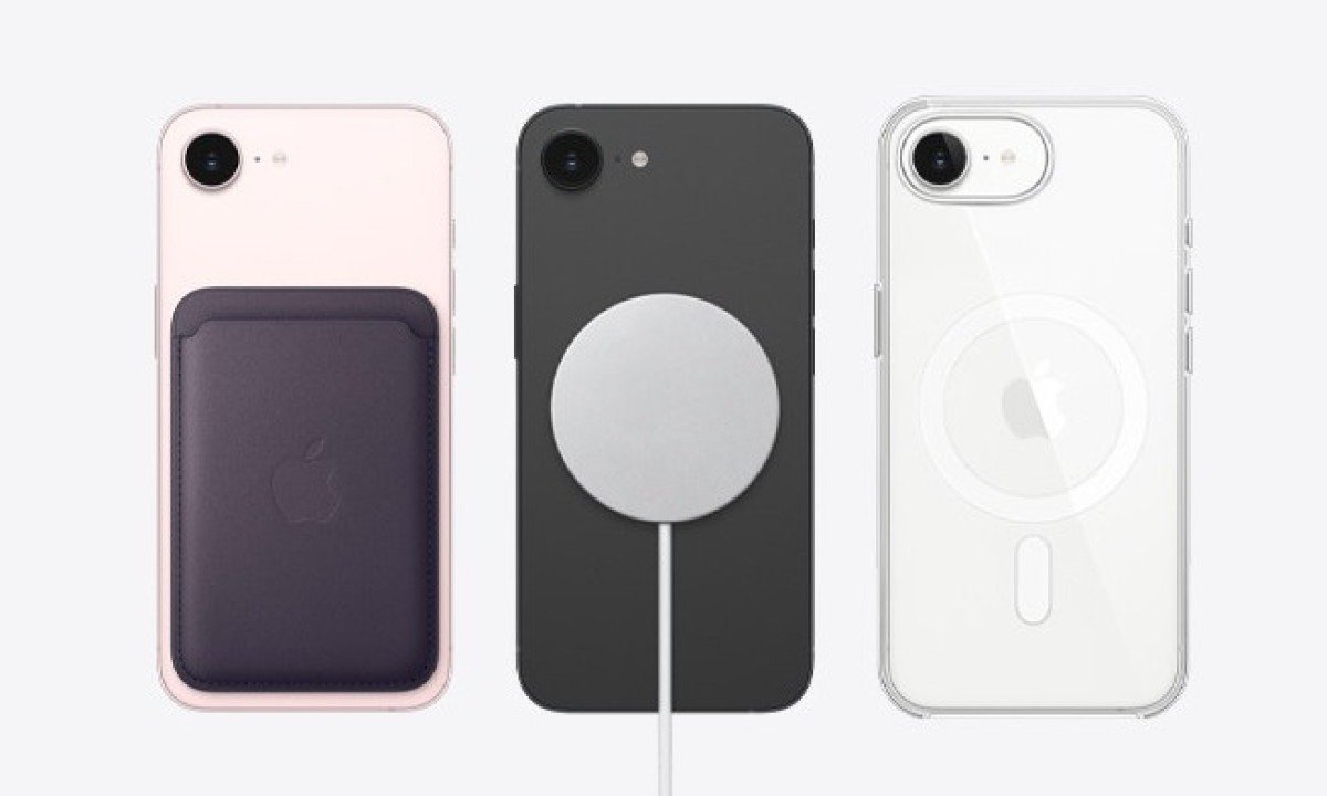 Aparelho com design moderno e compatibilidade com carregamento sem fio, o lan&ccedil;amento chega ao Brasil -  (crédito: Reprodu&ccedil;&atilde;o/site Apple)