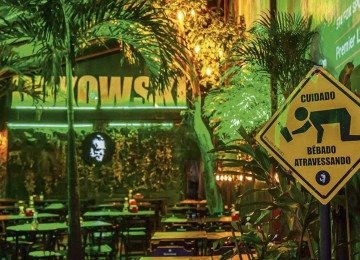 Marca do Bar Bukowski, pub situado em Botafogo, na Zona Sul do Rio de Janeiro, está  sendo disputada na Justiça trabalhista    -  (crédito: Internet/Reprodução)