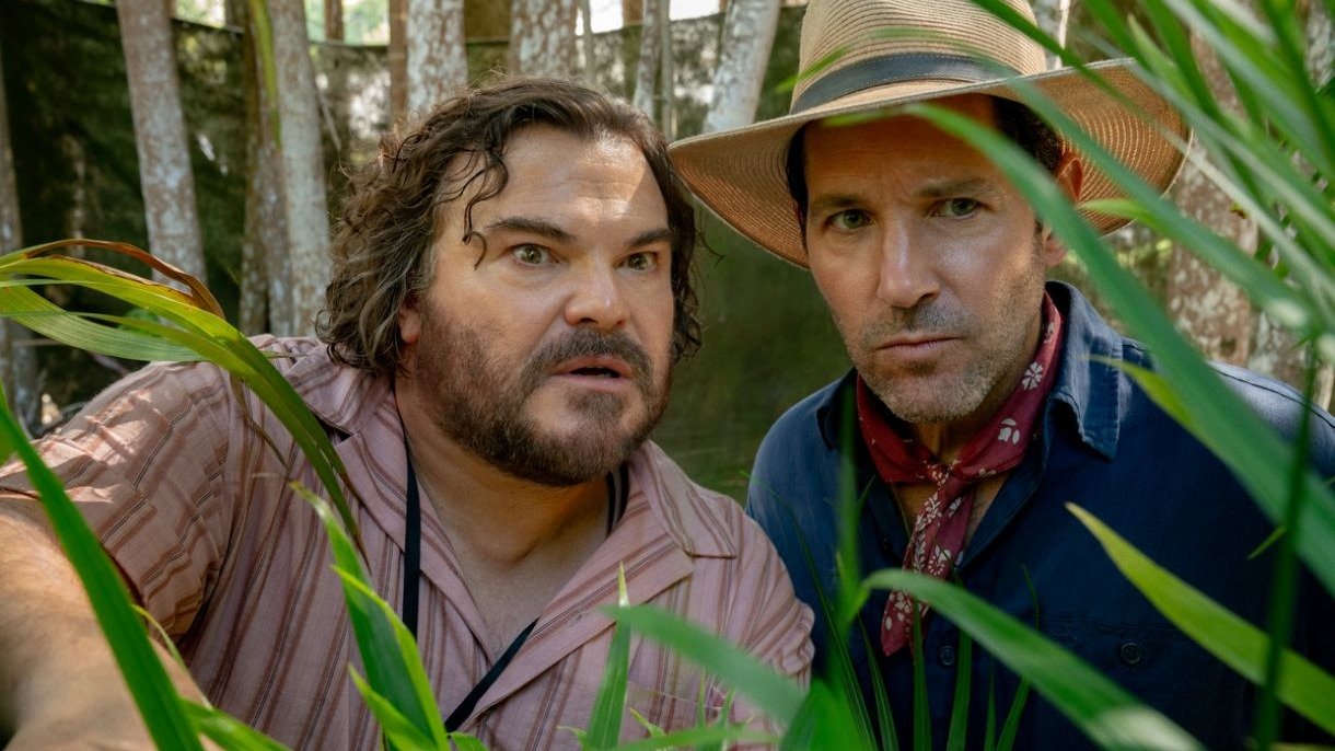 Jack Black e Paul Rudd estrelam 'Anaconda', um dos filmes que chegam &agrave; HBO Max em mar&ccedil;o. -  (crédito: HBO Max / divulga&ccedil;&atilde;o)