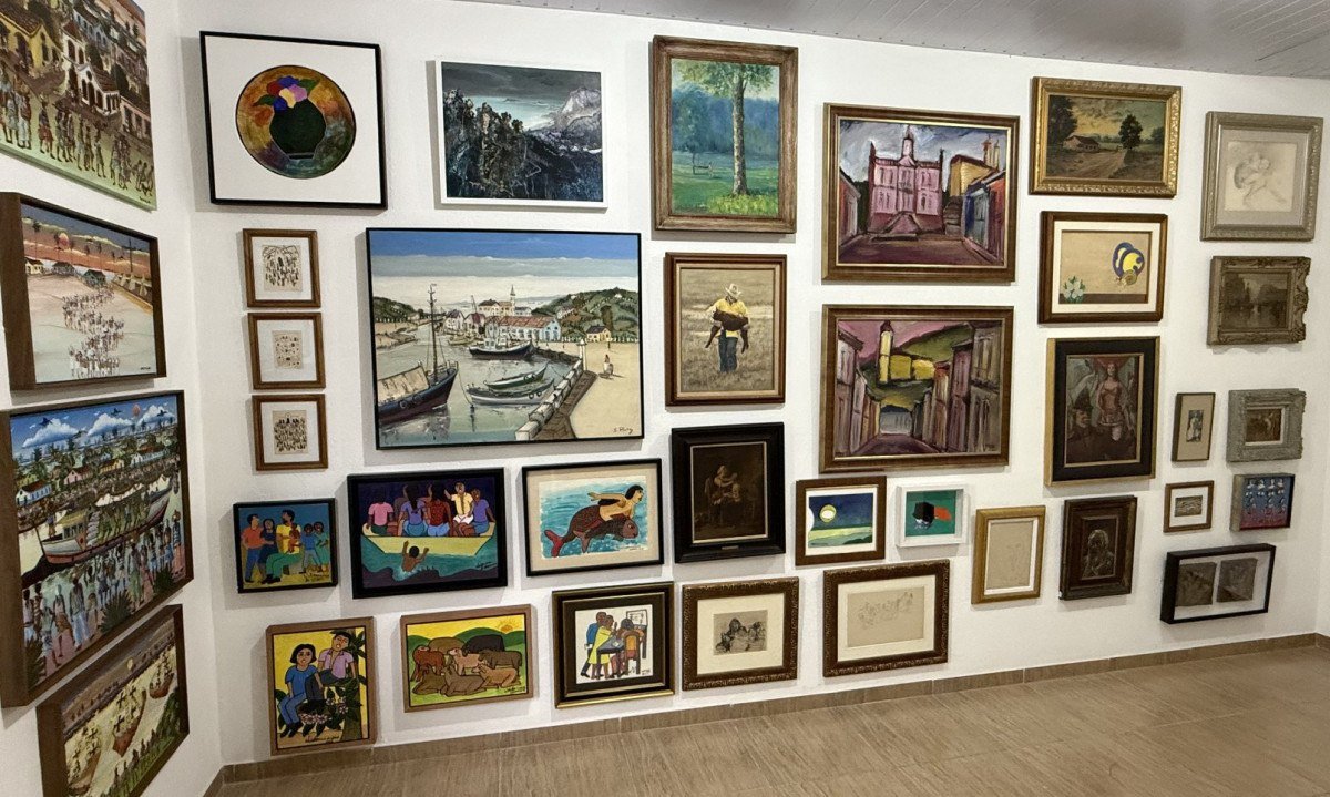 Acervo inclui obras de 22 artistas como Carlos Bracher e Inim&aacute; de Paula