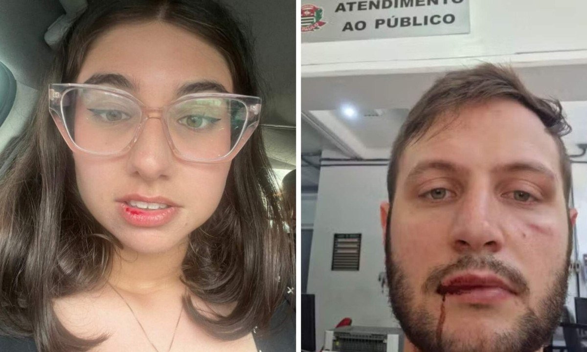 Vereadora Eduarda Campopiano (PL) e o estudante de Letras Francisco Napolitano ficaram feridos na confus&atilde;o