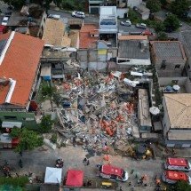 Desabamento em BH: última vítima em lar de idosos é localizada; 12 morreram -  Leandro Couri/EM/DA. Press