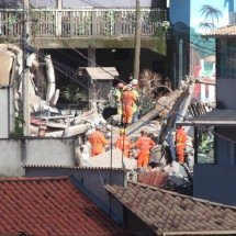 ‘Foi terrível', diz moradora sobre desabamento de lar de idosos em BH - Edésio Ferreira/EM/DA Press