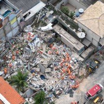 Lar de idosos que desabou estaria com obra de ampliação em andamento - Leandro Couri/EM/D.A Press