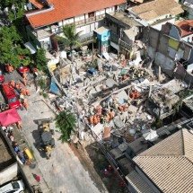 Mais duas vítimas são encontradas em escombros de lar de idosos que desabou - @Estev4m