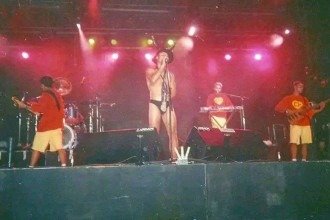 Mamonas Assassinas em show em Ipatinga, o último em Minas Gerais -  (crédito: Redes sociais )