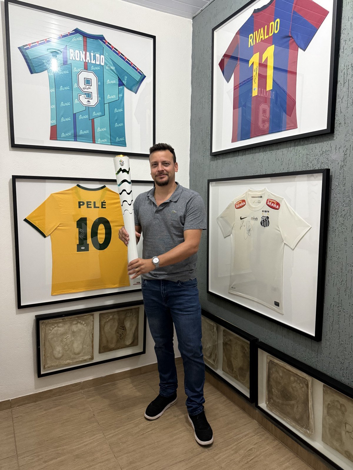 Empres&aacute;rio e colecionador, Yuri Franco Yuri &eacute; apaixonado por arte e memorabilia esportiva