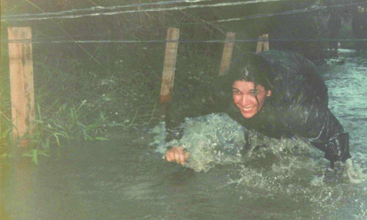 Treinamento durante curso na Escola de Sa&uacute;de do Ex&eacute;rcito