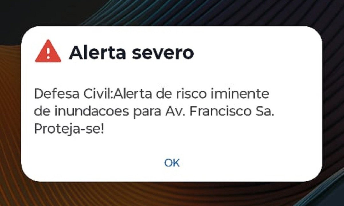 Defesa Civil emitiu alertas para a popula&ccedil;&atilde;o