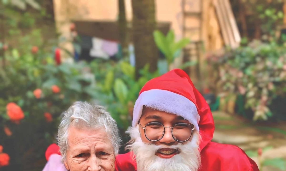 Alice Pereira de Andrade pediu uma caixa de bombons como presente de Natal-Arquivo pessoal/Wellerson Catalunha