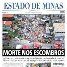 Confira a capa do Estado de Minas do dia 06/03/2026