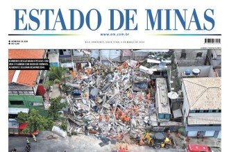Confira a capa do Estado de Minas do dia 06/03/2026