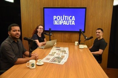 Apresentado pelos repórteres Andrei Megre, Denys Lacerda e Sílvia Pires, o podcast Política EM Pauta analisa os bastidores da política mineira e nacional. -  (crédito: Gladyston Rodrigues/EM/D.A.Press)