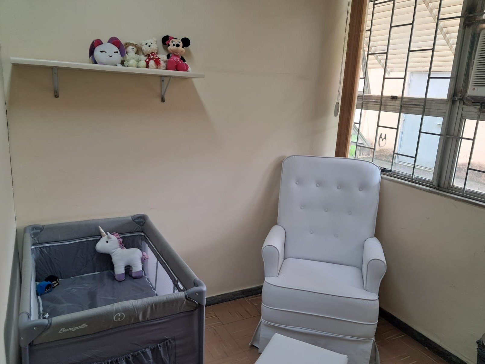 Sala de cuidados parentais do Instituto de Ciências Exatas (Icex), no Campus Pampulha em Belo Horizonte.