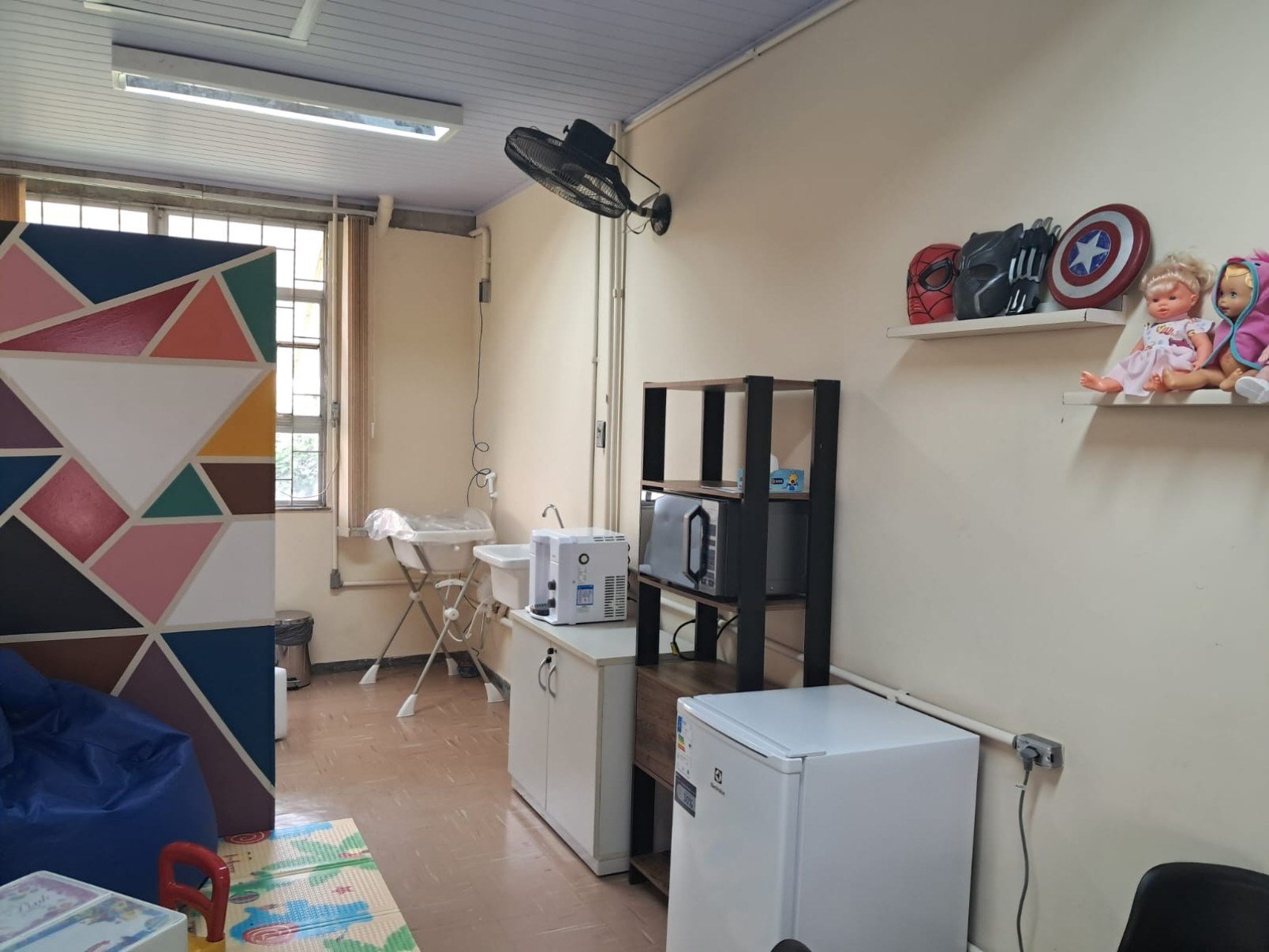 Sala de cuidados parentais do Instituto de Ciências Exatas (Icex), no Campus Pampulha em Belo Horizonte.