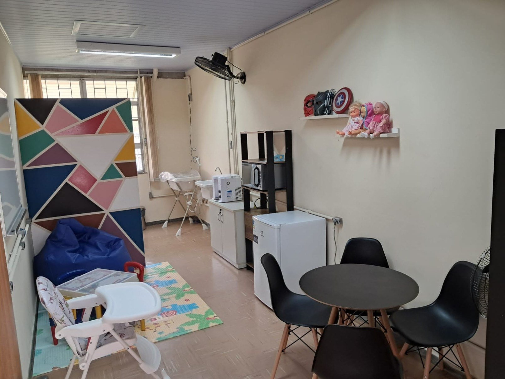 Sala de cuidados parentais do Instituto de Ciências Exatas (Icex), no Campus Pampulha em Belo Horizonte.