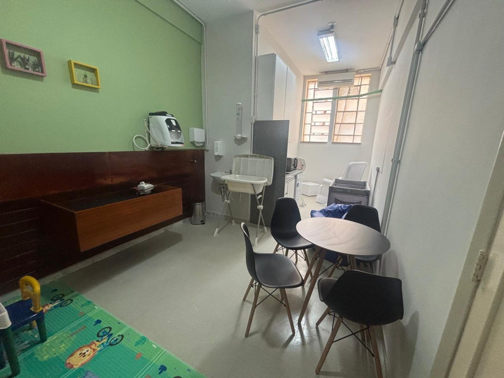 Sala de cuidados parentais na Faculdade da Medicina, no Campus Saúde em Belo Horizonte
