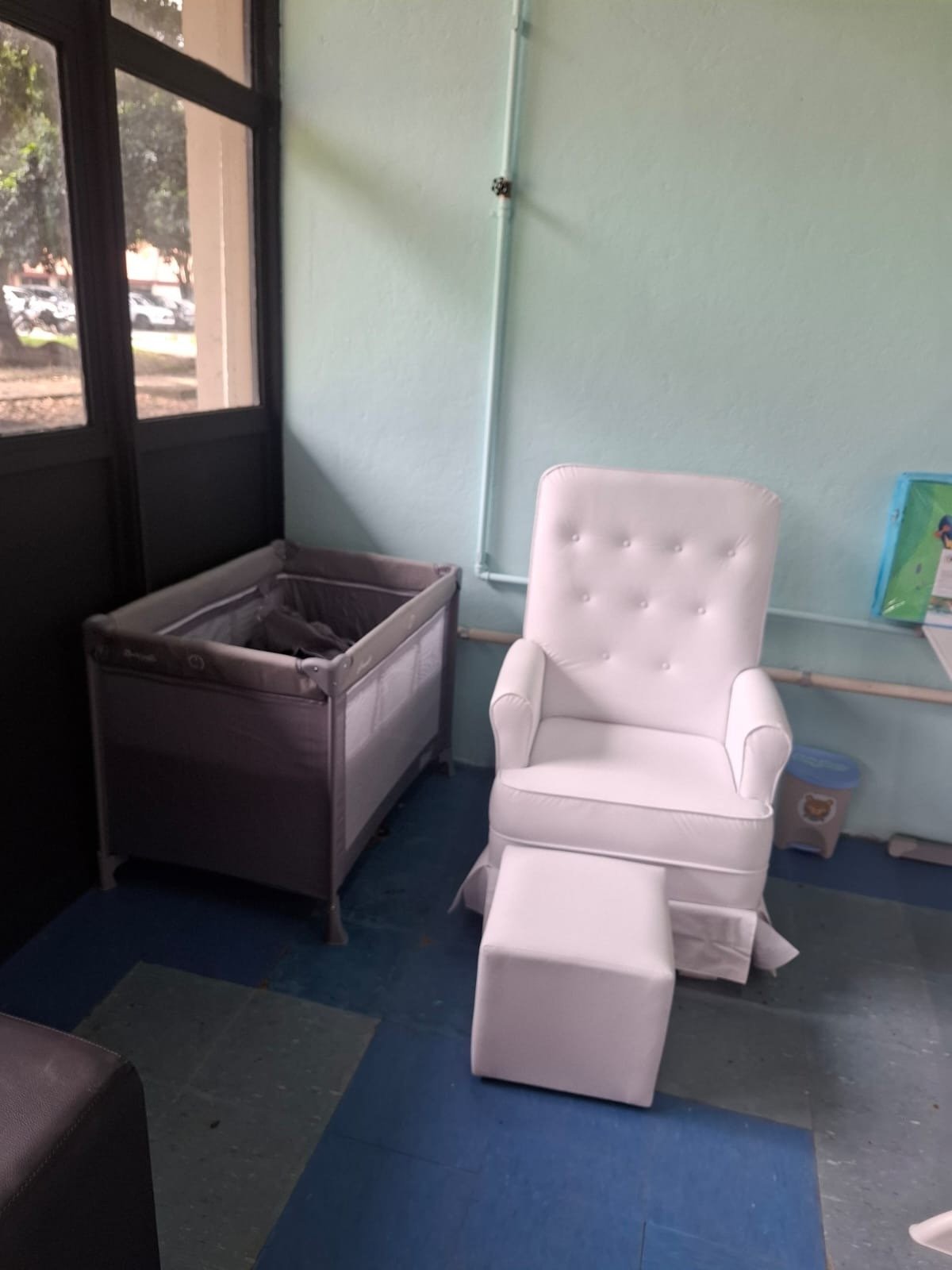 Sala de cuidados parentais na Instituto de Ciências Biológicas (ICB), no Campus Pampulha em Belo Horizonte
