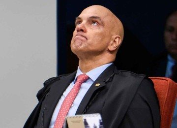 Nos últimos anos, Alexandre de Moraes passou a ocupar esse lugar simbólico na política brasileiro -  (crédito: Sergio Lima/AFP)