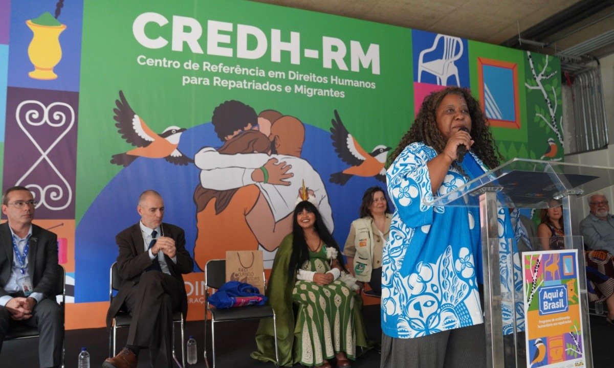Para a ministra dos Direitos Humanos e da Cidadania, Maca&eacute; Evaristo, o Centro de Refer&ecirc;ncia em Direitos Humanos para Pessoas Repatriados e Migrantes (CREDH-RM) no Aeroporto Internacional de Belo Horizonte, em Confins, traz mais um avan&ccedil;o nas pol&iacute;ticas nacionais de direitos humanos