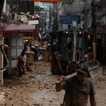 Buscas por último desaparecido em Ubá seguem após 14 dias da enchente - Cr&eacute;dito: Tulio Santos/EM/D.A.Press 