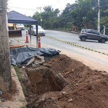 Vazamento de gás no Buritis resulta em ruas evacuadas e trânsito caótico - Alexandre Guzanshe/EM/D.A. Press