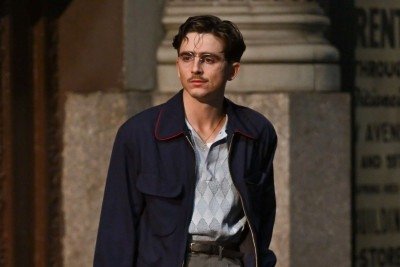 Timoth&eacute;e Chalamet em "Marty Supreme", um dos indicados ao Oscar 2026. -  (crédito: Reprodu&ccedil;&atilde;o/ &amp;#39;Marty Supreme&amp;#39;)