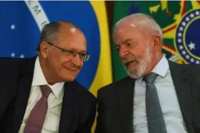 Geraldo Alckmin ser&aacute; vice de Lula nas elei&ccedil;&otilde;es de outubro  -  (crédito: Jos&eacute; Cruz/Ag&ecirc;ncia Brasil)