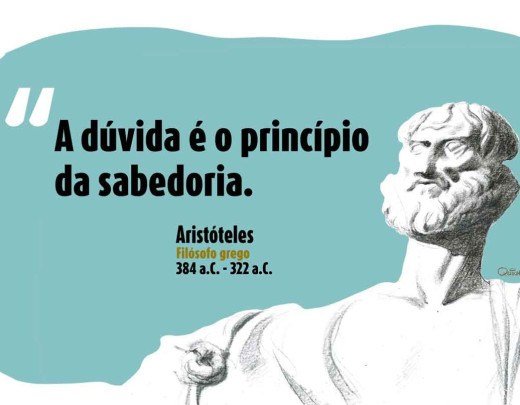 Homenagem a Aristóteles -  (crédito: Quinho )