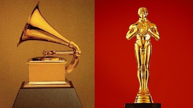 Grammy e Oscar: as maiores premia&ccedil;&otilde;es da ind&uacute;stria do entretenimento celebram formas de arte distintas. -  (crédito: Reprodu&ccedil;&atilde;o/ Redes Sociais)