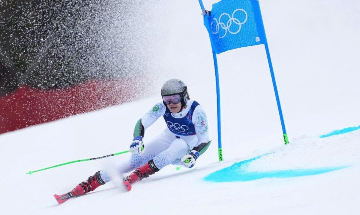 Lucas Pinheiro Braathen conquistou o ouro no slalom gigante, disputado em Bormio, no Norte da It&aacute;lia  