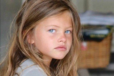 Aos seis anos, Thylane Blondeau foi eleita a menina mais bonita do mundo -  (crédito: Vogue / reprodução)