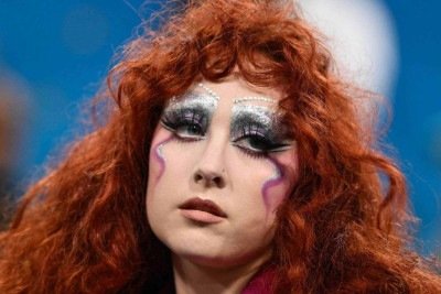 Chappell Roan voltou a xingar fotógrafos -  (crédito: Angela WEISS / AFP)