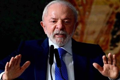 Cenário externo compromete estratégia eleitoral do presidente Lula -  (crédito: Evaristo Sa/AFP)