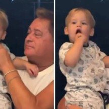 Leonardo é acusado de dar bebida ao neto, e Zé Felipe defende o pai - redes sociais 