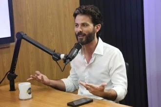 Marcelo Aro em entrevista ao Estado de Minas -  (crédito: Marcos Vieira /EM/DA. Press.)