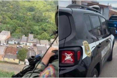 Operação recebeu o nome de Legado, em referência ao sargento da Polícia Militar Rodrigo da Silva Pereira, de 40 anos, assassinado em 4 de março -  (crédito: TV Alterosa/Reprodução)