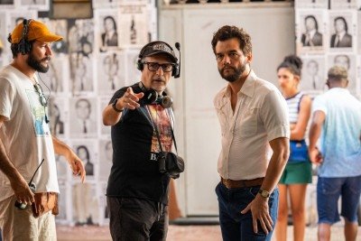 Kleber Mendon&ccedil;a Filho dirige Wagner Moura em 'O agente secreto' -  (crédito: Victor Juc&aacute;/Divulga&ccedil;&atilde;o)