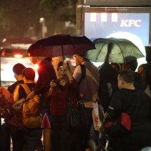 Chove 'extremamente forte' na região Leste de BH na noite desta quinta (12) - Marcos Vieira/EM/D.A Press