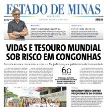 CONFIRA A CAPA DO ESTADO DE MINAS DO DIA 13/03/2026 - CAPA DO ESTADO DE MINAS 
