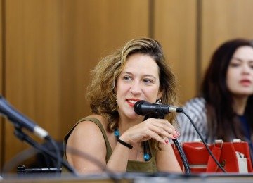 Bella Gonçalves (Psol) -  (crédito:  Alexandre Netto/ALMG)