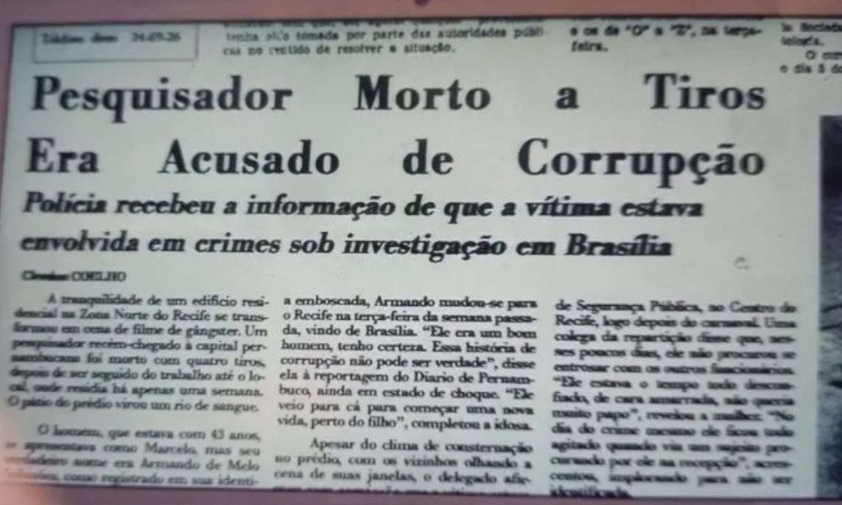 Reportagem conta destino de Armando