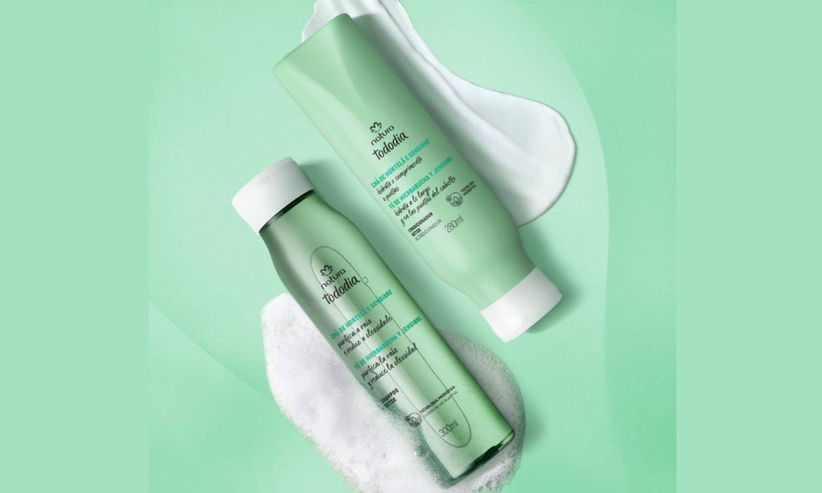 Linha Tododia Detox Ch&aacute; de Hortel&atilde; e Gengibre