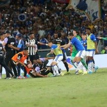 Segurança mete-lhe a bicuda. É o grande campeão - Edésio Ferreira/EM/D.A Press