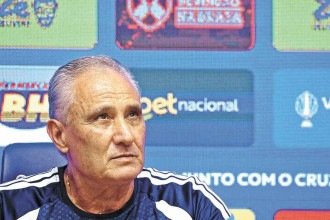 Técnico Tite permanece pressionado na Raposa, apesar do título mineiro -  (crédito: Alexandre Guzanshe/EM/D.A. Press)