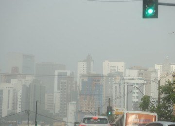 Chuva em Belo Horizonte -  (crédito: Marcos Vieira /EM/DA. Press.)
