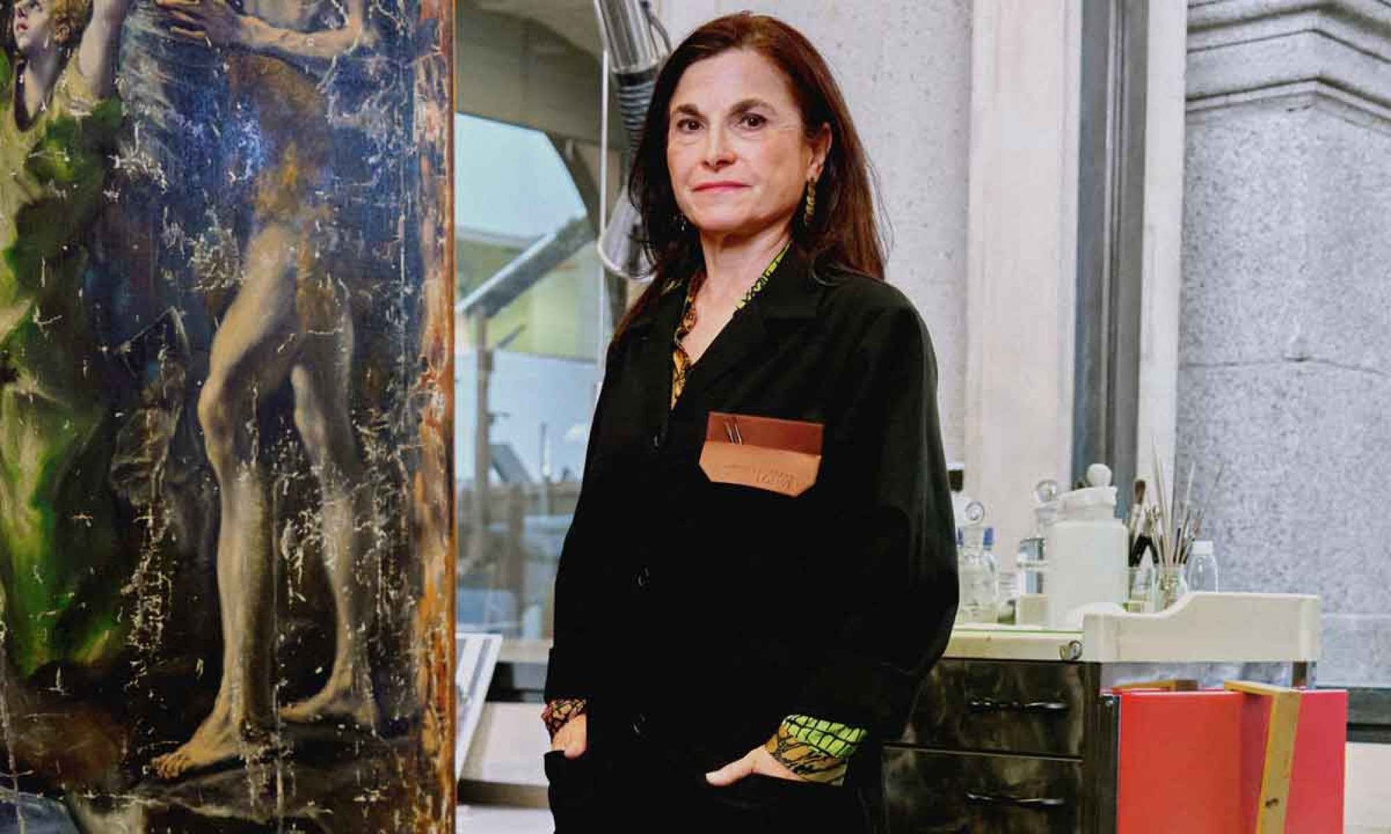 Loewe criou jalecos para o departamento de restaura&ccedil;&atilde;o do Museu Nacional do Prado